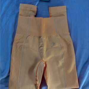 Gymshark Orange Activewear Shorts (bright orange)